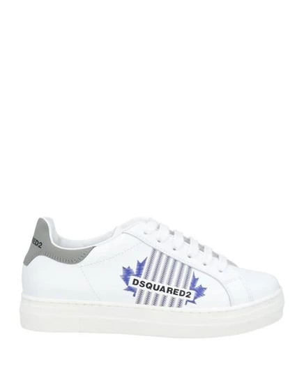 Кеды DSquared2 кожаные, белые