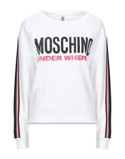 Женская пижама Moschino из хлопка, белая