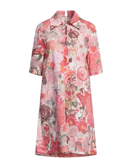 MARNI Короткое платье маджента