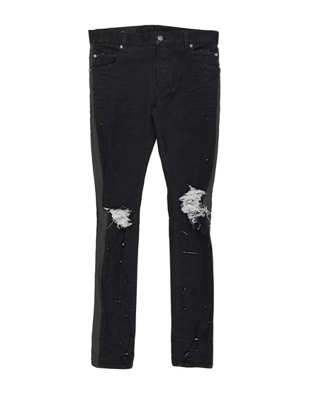 Мужские джинсы Balmain, черные