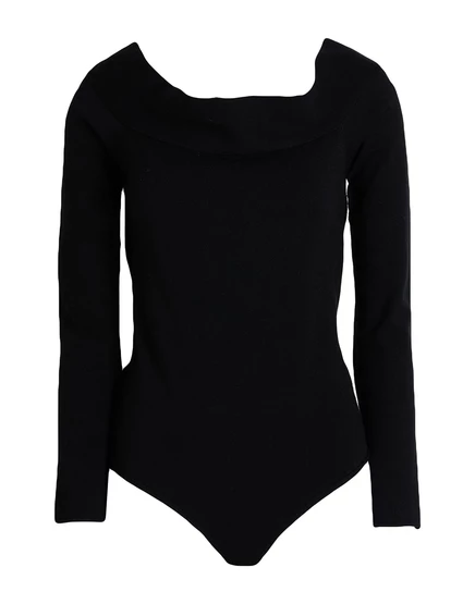 Женское боди Twinset Wonderwoman, трикотаж, черное