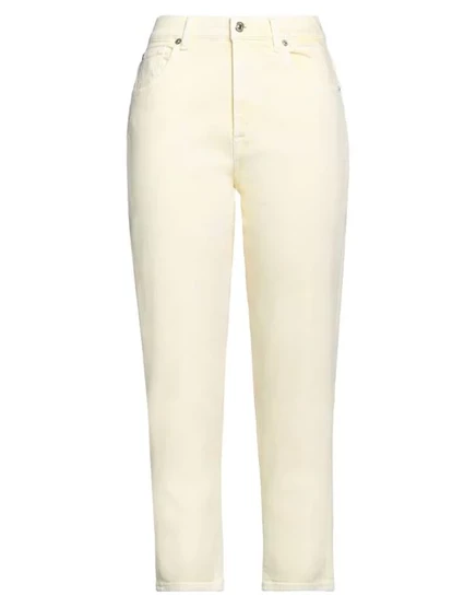 Женские джинсы 7 For All Mankind, светло-жёлтые