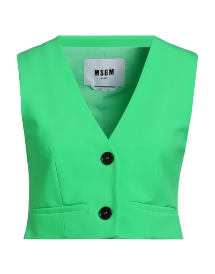 Женский жилет MSGM PAPERMAG, зеленый