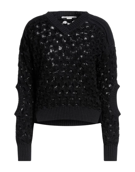 Женский свитер Stella McCartney, иссиня-черный