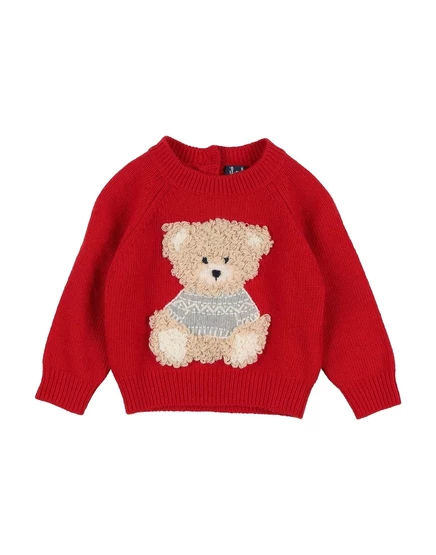Мужской свитер Il Gufo Baby из шерсти, красный