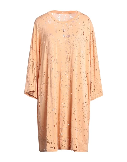 Женская футболка MM6 MAISON MARGIELA, абрикосовая
