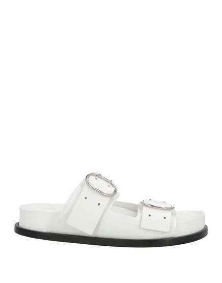 Женские сандалии Jil Sander из кожи, белые