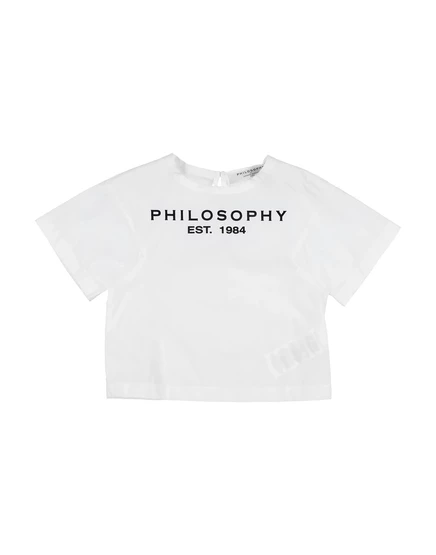 Женский топ Philosophy di Lorenzo Serafini, белый