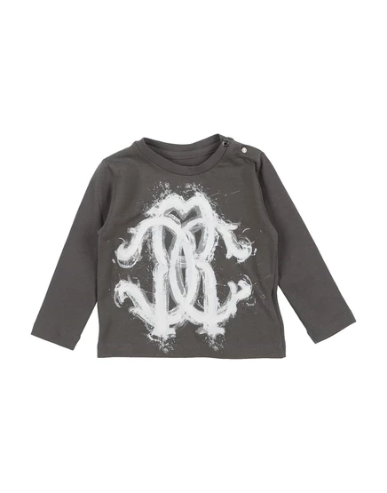 Мужская футболка Roberto Cavalli BABY, серая