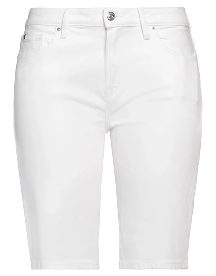 Женские джинсовые шорты Tommy Hilfiger, белые