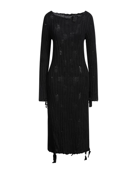 Женское миди-платье MM6 Maison Margiela, чёрное