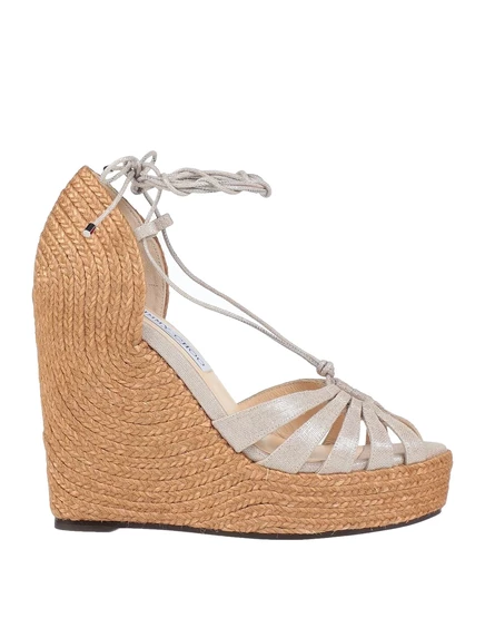 Женские босоножки Jimmy Choo PAPERMAG, серебристые