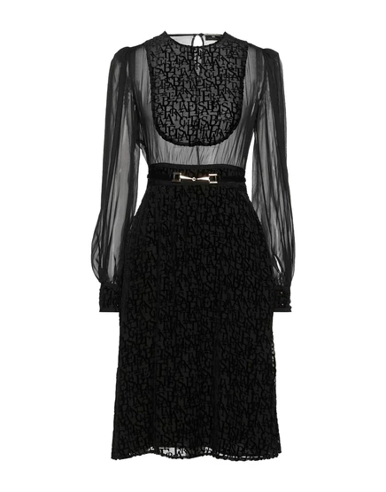 Женское платье миди Elisabetta Franchi, черное