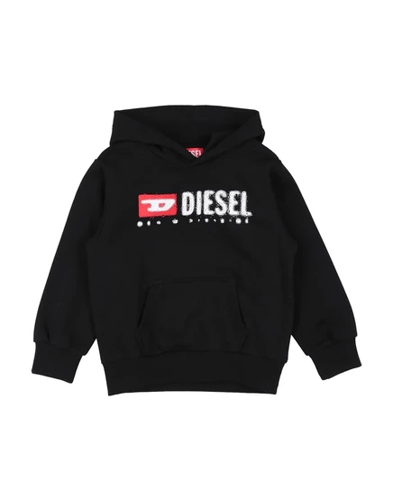 Детское худи Diesel Junior, черное