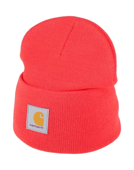 Мужской берет Carhartt вязаный, томатный