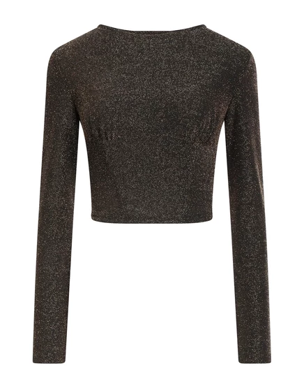 Женский укороченный топ Just Cavalli Lorenz_SP, золотой