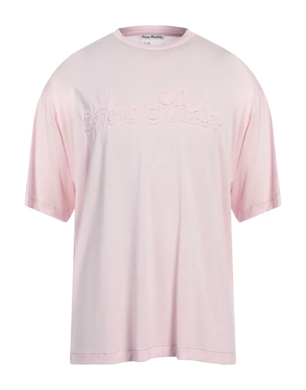 Мужская футболка Acne Studios, розовая