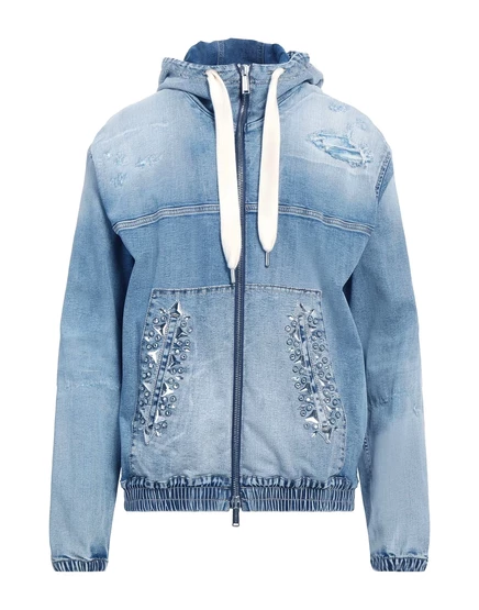 Мужская джинсовая куртка Dsquared2, синяя