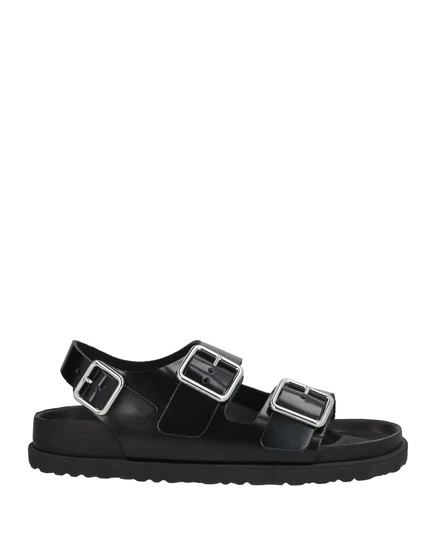 Женские сандалии Birkenstock Wonderwoman кожаные, чёрные
