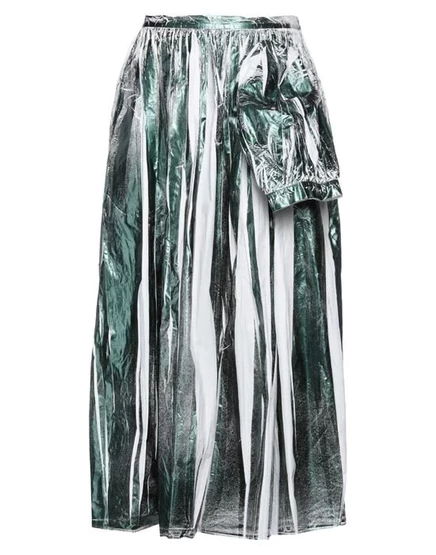 Женская юбка миди MM6 Maison Margiela, зеленая