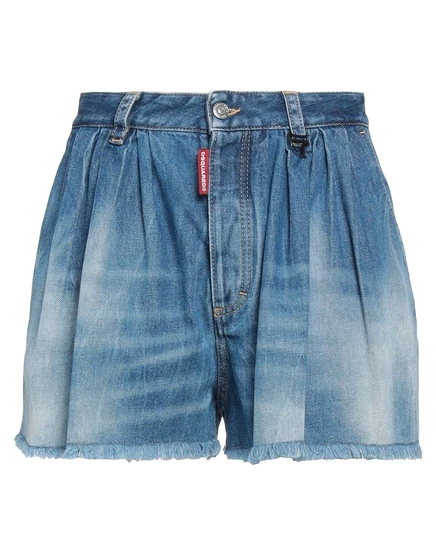Женские джинсовые шорты Dsquared2 Wonderwoman, синие