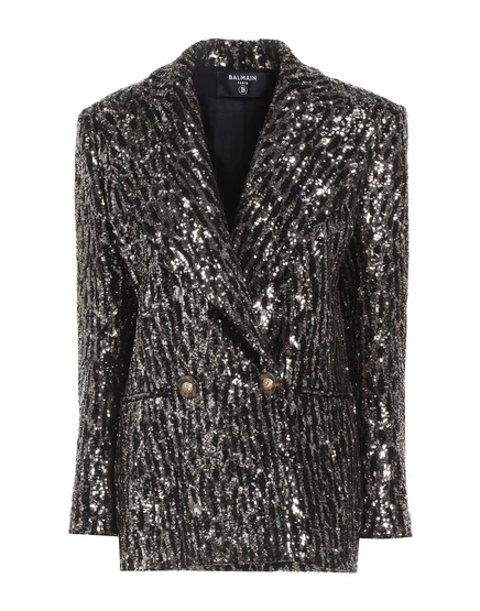 Женский пиджак Balmain PAPERMAG, черный