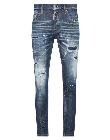 Мужские джинсы DSquared2 скинни, синие