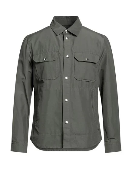 WOOLRICH Pубашка зелёный милитари