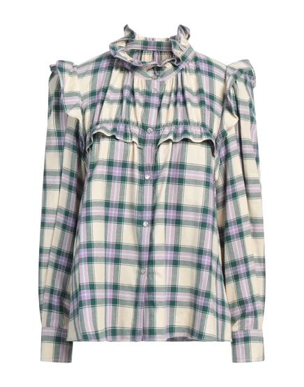 Женская рубашка MARANT TOILE ÉTOILE фланель, сиреневый