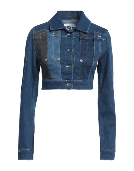 Женская джинсовая куртка Moschino Jeans, синяя