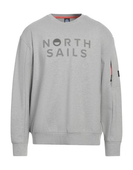 Мужская толстовка North Sails из неопрена, светло-серая