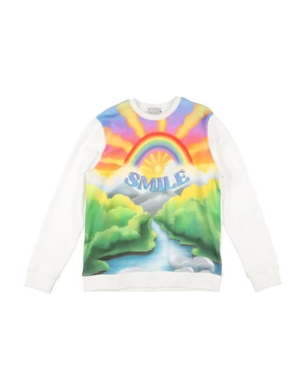 Детское худи Stella McCartney Kids, оранжевое