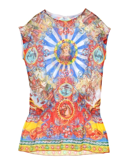 Детская футболка Dolce & Gabbana, красная