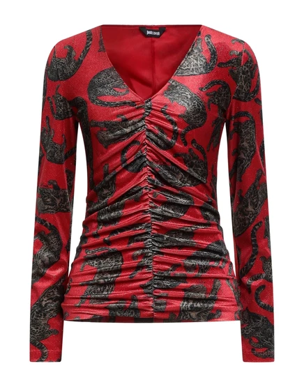 Женский топ Just Cavalli Lorenz_SP, кирпичный