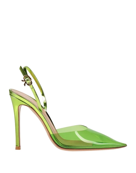Женские туфли Gianvito Rossi Lorenz_SP кожаные, зеленые