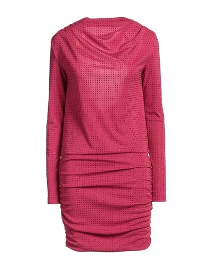 VERSACE JEANS COUTURE Короткое платье фуксия