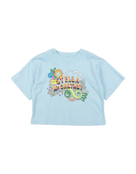 Детская футболка Stella McCartney Kids Junior, голубая