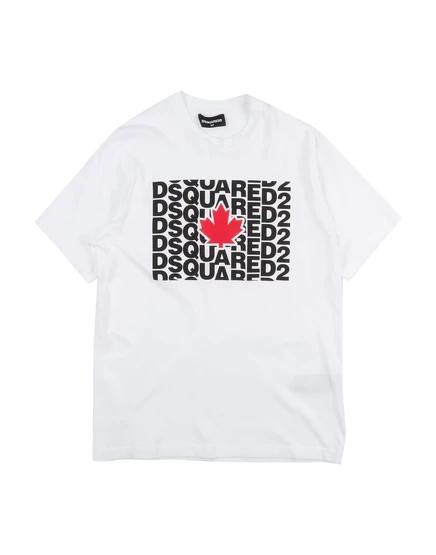 Унисекс футболка DSquared2 джерси, белая