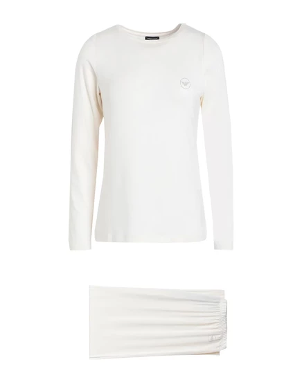 Женская пижама Emporio Armani Jadr, цвета слоновой кости