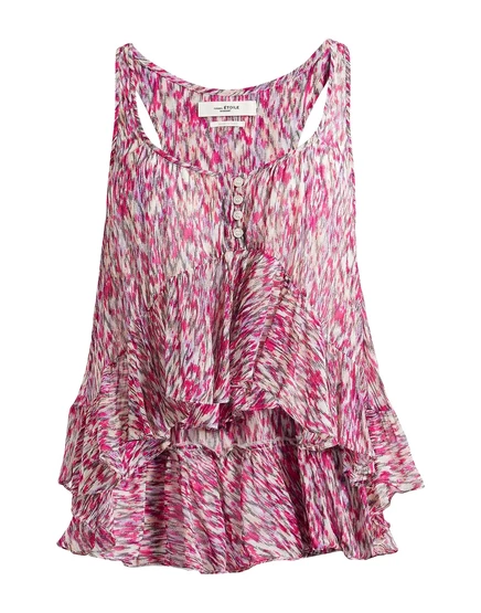Женский топ Isabel Marant Lorenz_SP, фуксия
