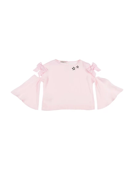 Женский топ Pinko Up с бантом, розовый