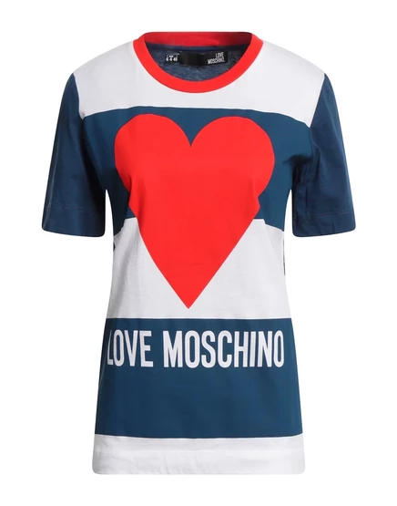 Женская футболка Love Moschino Lorenz_SP, тёмно-синяя