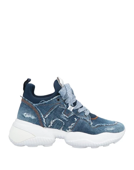 Женские кроссовки Hogan PAPERMAG текстильные, синие