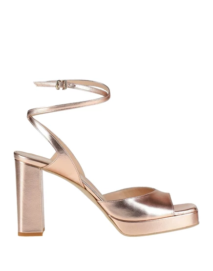 Женские сандалии Silvie Sandals, кожаные, розовое золото