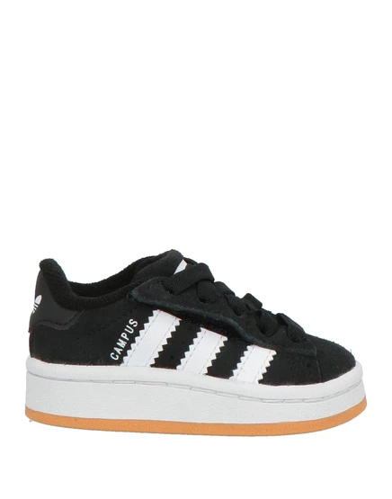 Детские кроссовки Adidas Originals Campus с липучкой, черные