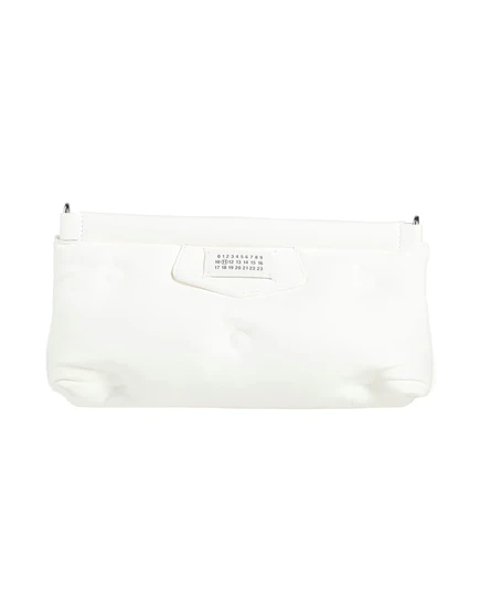 Женский кожаный клатч Maison Margiela, белый