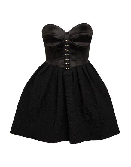 Женское платье Elisabetta Franchi PAPERMAG, черное