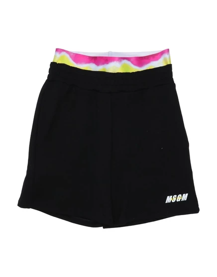 Женские шорты MSGM Superweek Junior, чёрные