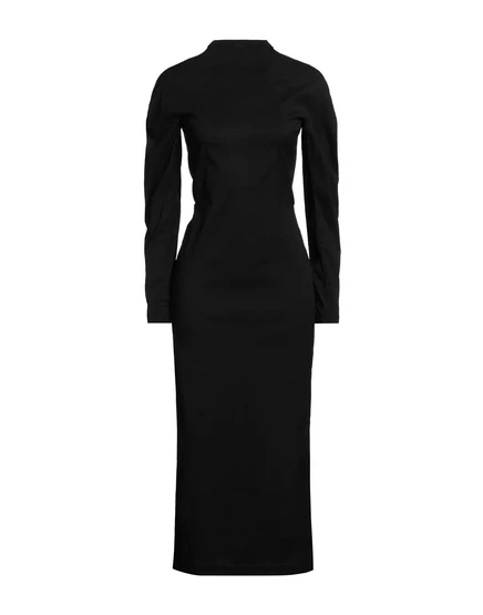 Женское платье миди Alaïa Papermag, черное