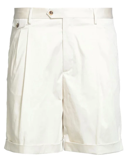 Мужские шорты LARDINI хлопковые, слоновой кости
